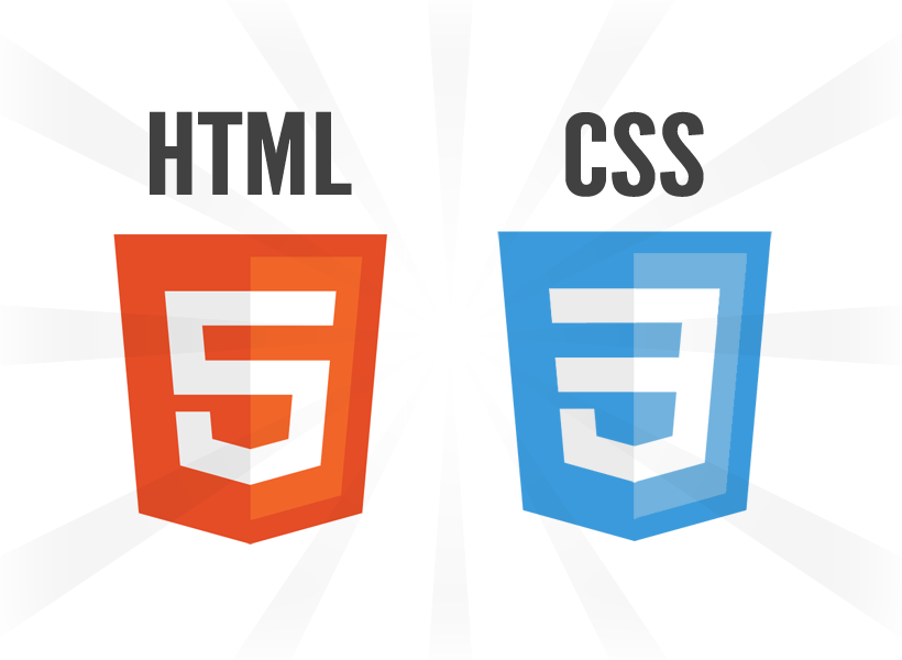 Html5 Css3 Logo Png - Html And Css Logo (820x600), Png Download