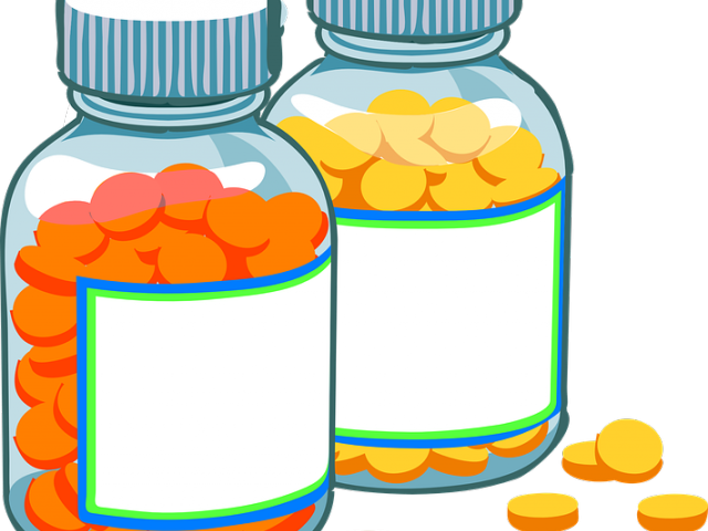 Pills Clipart Medicine Pill - รูป ยา เสพ ติด การ์ตูน (640x480), Png Download
