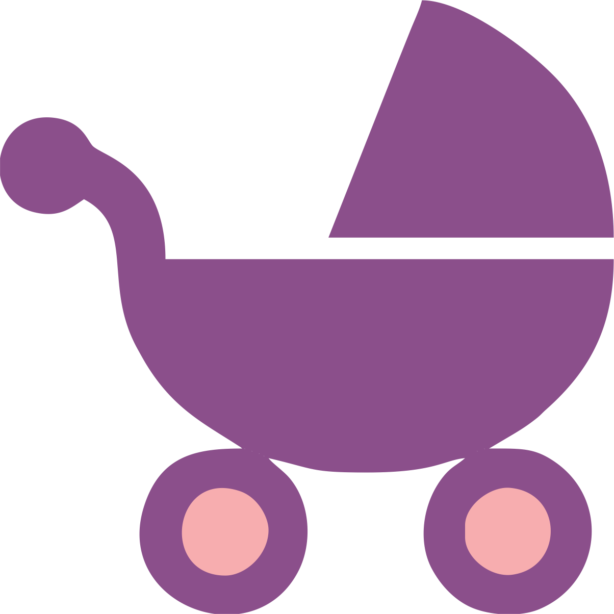 Casamento / Chá De Panela - Baby Stroller Icon Png (1204x1204), Png Download