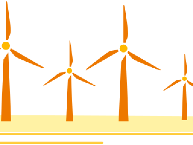 Wind Turbine Clipart Solar Wind Energy - Wind Turbine (640x480), Png Download