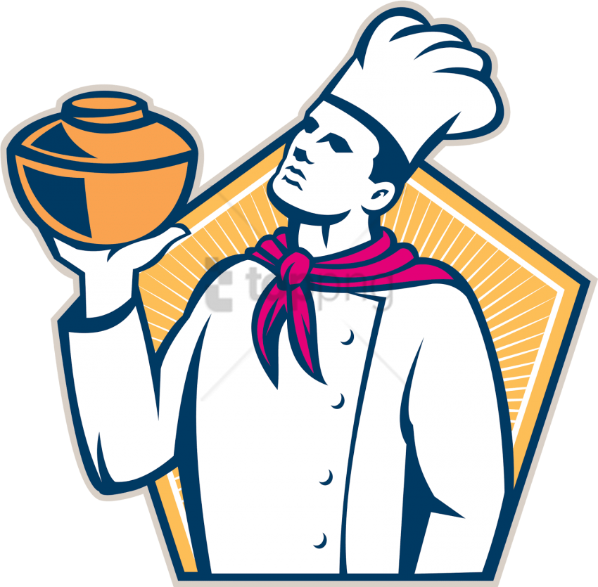 Free Png Dessert Suppliers - Chef Retro (850x835), Png Download