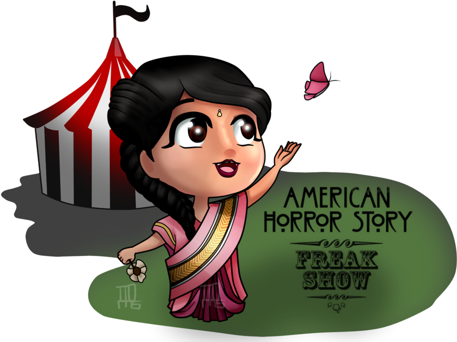 Ahs Freak Show Ma Petite Chibi By - American Horror Story Freak Show Png (1031x774), Png Download