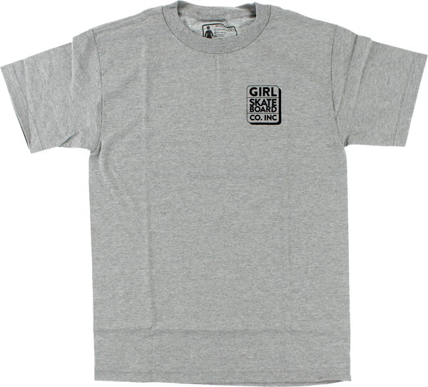 Girl Shadow Ss S-heather Grey - Active Shirt (600x543), Png Download