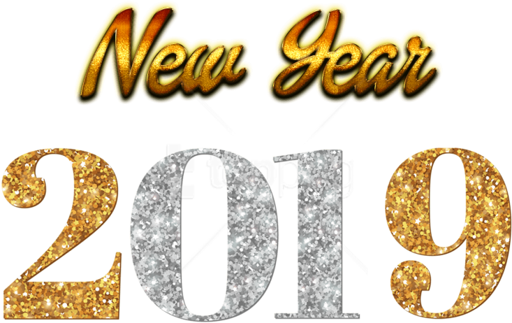 Free Png Download New Year 2019 Png Images Background - New Year 2019 Png (850x570), Png Download