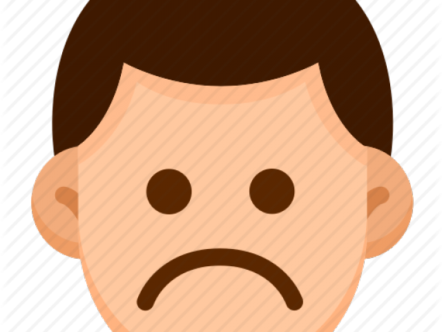 Emotional Clipart Sad Emoticon - Feeling Sad Face (640x480), Png Download