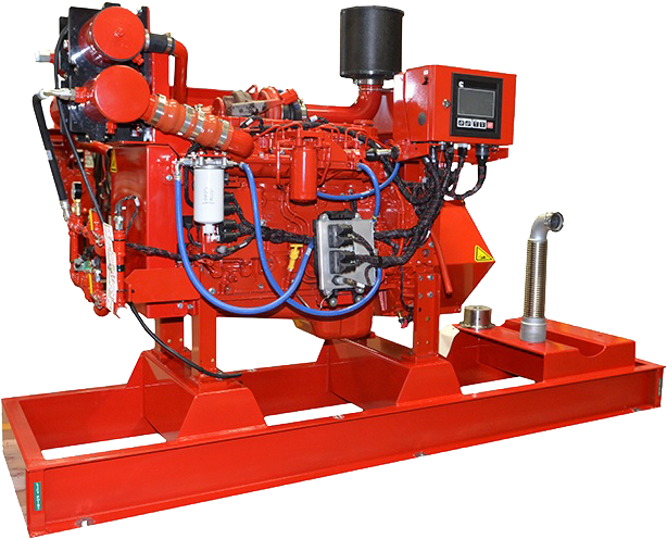 Cfp7e - Cummins Fire Pump Diesel Engines (640x534), Png Download