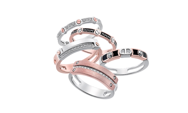 Zancan Gioielli Couple Rings, Wedding Rings, Diamonds, - Pre-engagement Ring (600x600), Png Download