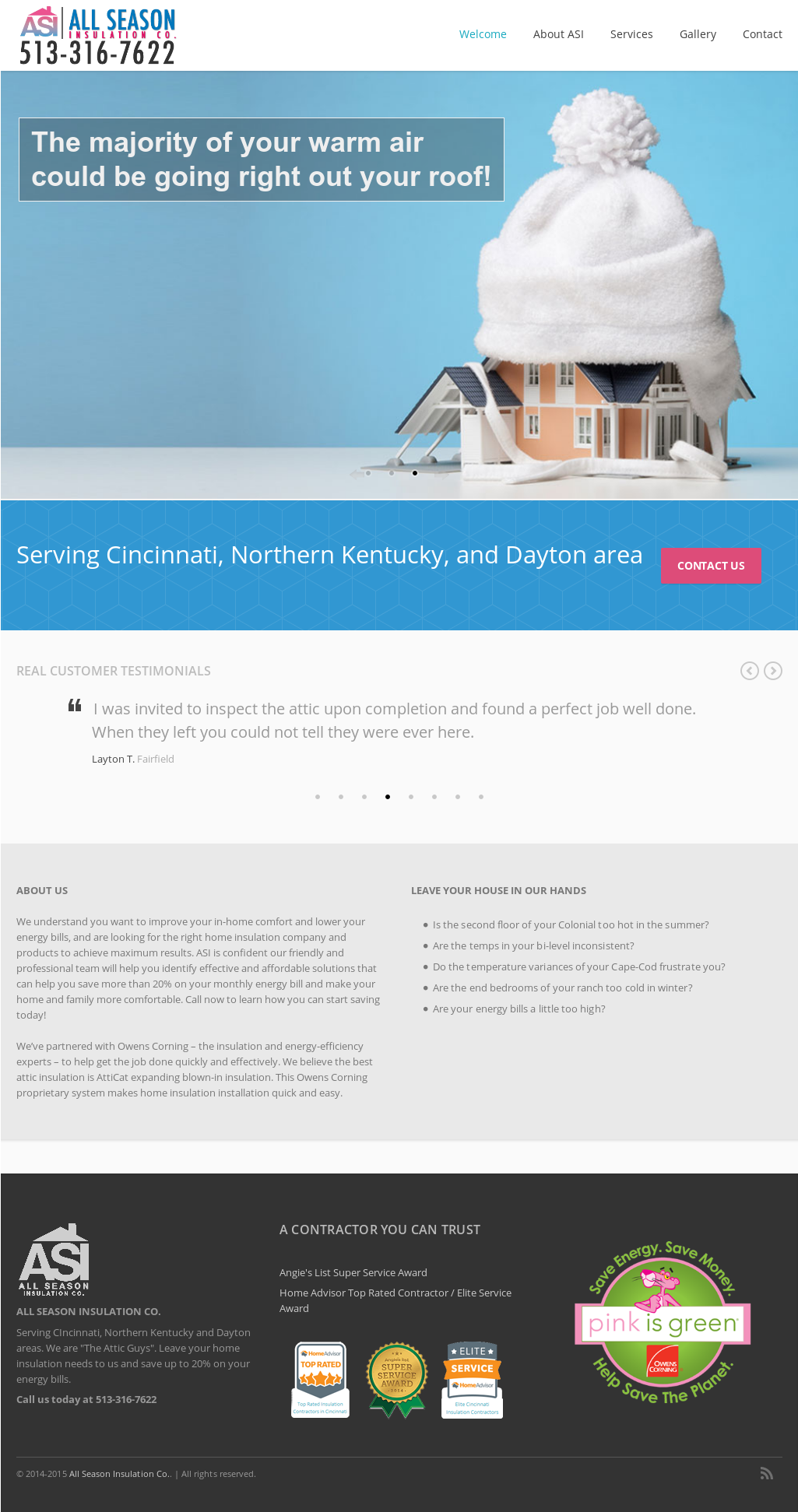 All Season Insulation Company Competitors, Revenue - Web Page (1988x1942), Png Download