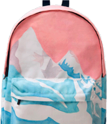 Shopping Bag Clipart Png Tumblr - Awsthetic School Bag Png (640x480), Png Download