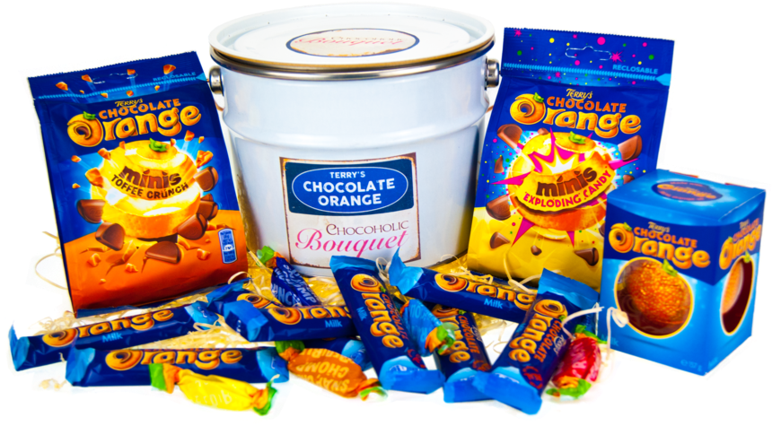 Terry's Chocolate Orange Bucket Of Chocolate Retro - Terry's Chocolate Orange Ice Cream (1023x685), Png Download
