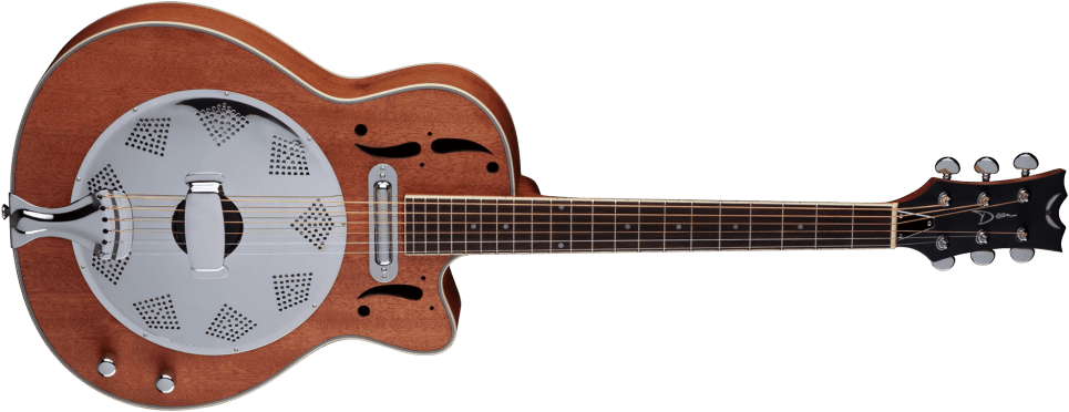 Dean Resonator Cutaway Electric - Guitar (1024x427), Png Download