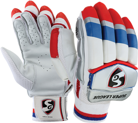 Sale Sg Cricket Batting Gloves Super League Left Image - Football Gear (590x590), Png Download