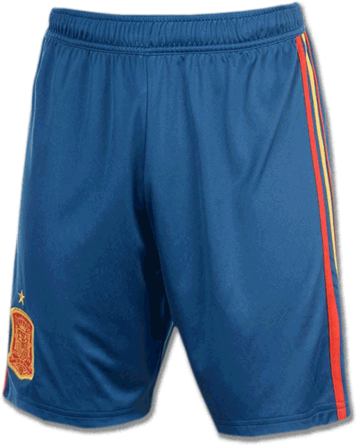 Spain Football Shorts Home For 2018 Fifa World - Board Short (900x1200), Png Download