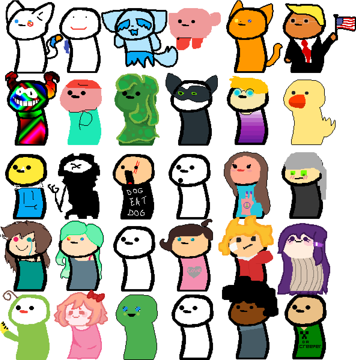 People - Cartoon (1200x1200), Png Download