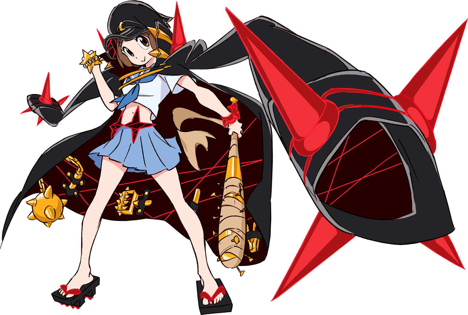 Mankanshoku Mako - Kill La Kill Mako (1560x1050), Png Download