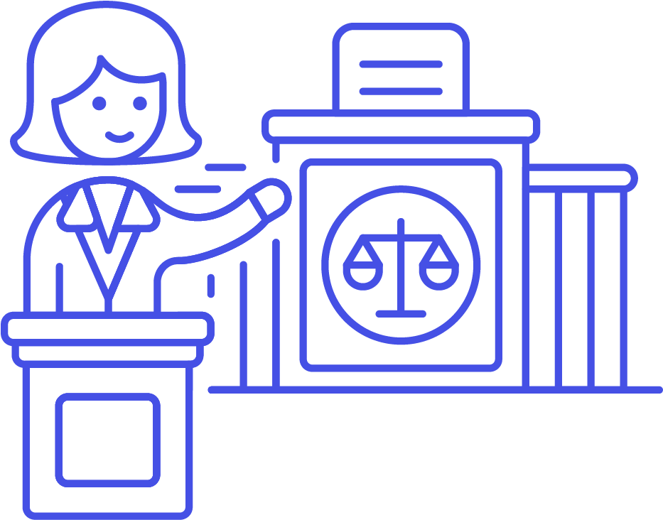 09 Lawyer Court - Lawyer In Court Clipart (1024x1148), Png Download