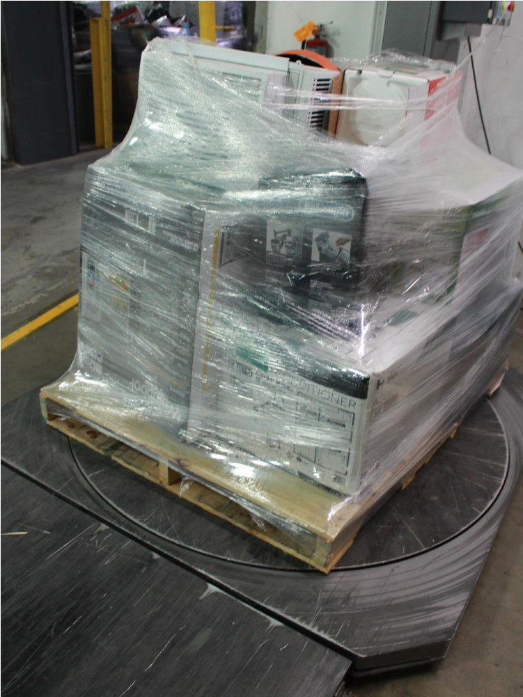 Pallet 9 Pcs Air Conditioners, Microwaves, Bar Refrigerators - Baggage (1000x1000), Png Download