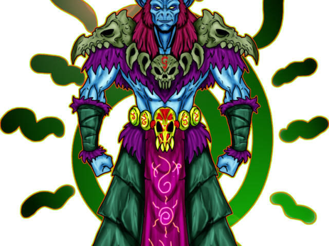 Evil Clipart Warlock - Illustration (640x480), Png Download