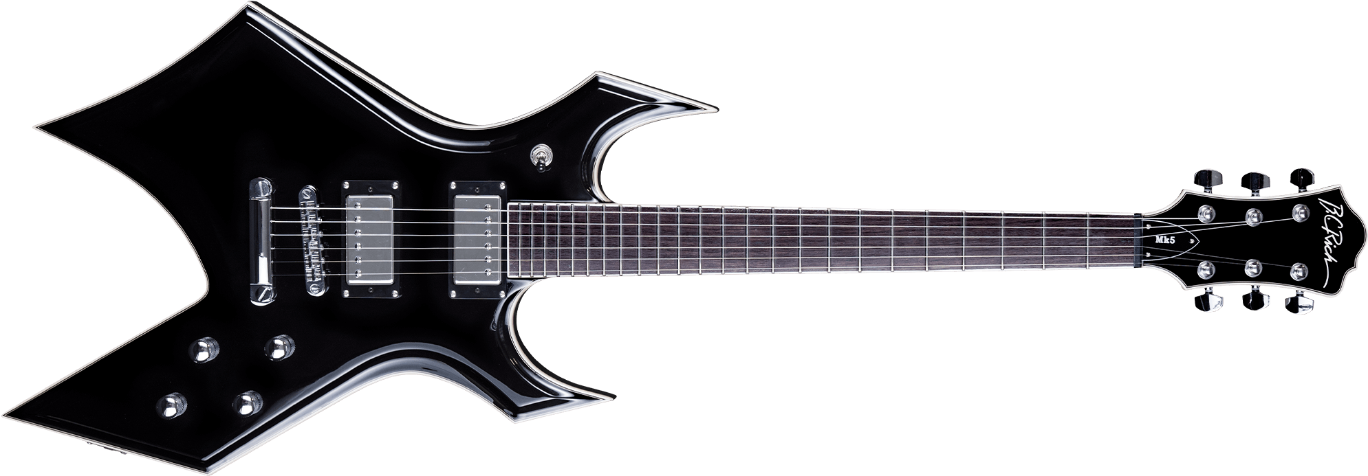 Rich Mk5 Warlock - Bc Rich Warlock 7 (2000x702), Png Download