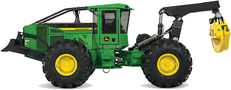 John Deere 848l - Tractor (1366x768), Png Download