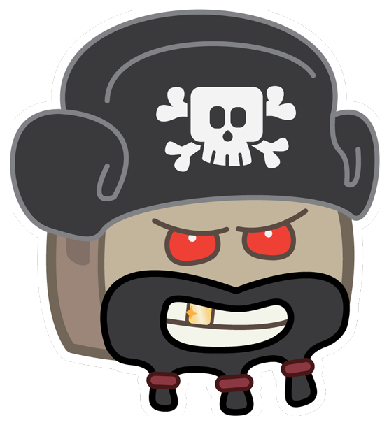 Pirate - Cartoon (618x618), Png Download