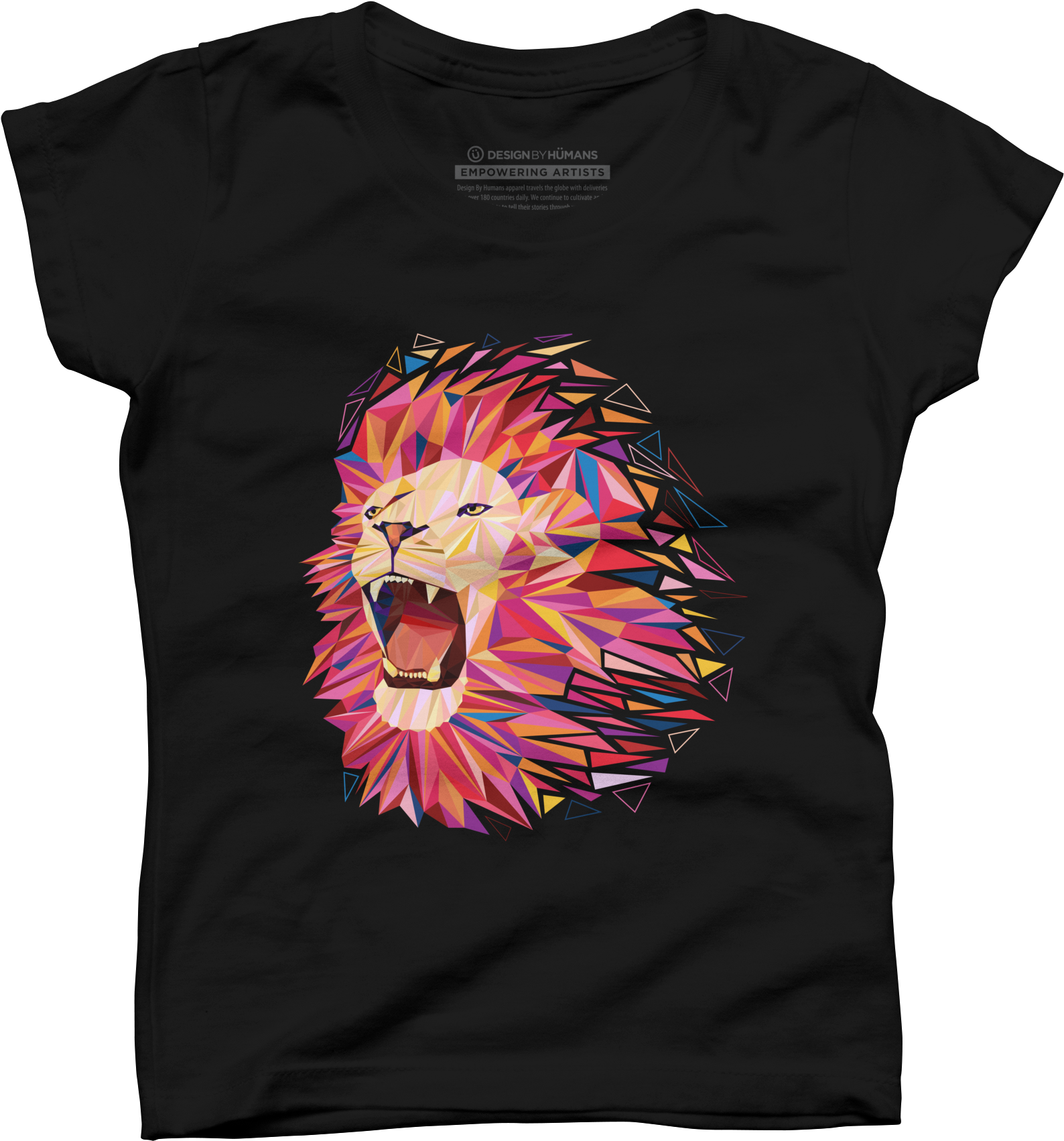 Roaring Lion Girls T Shirt - Graphic Design (1725x1800), Png Download