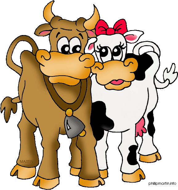 Cartoon Farm Animals Clipart - Farm Animals Clip Art (578x618), Png Download