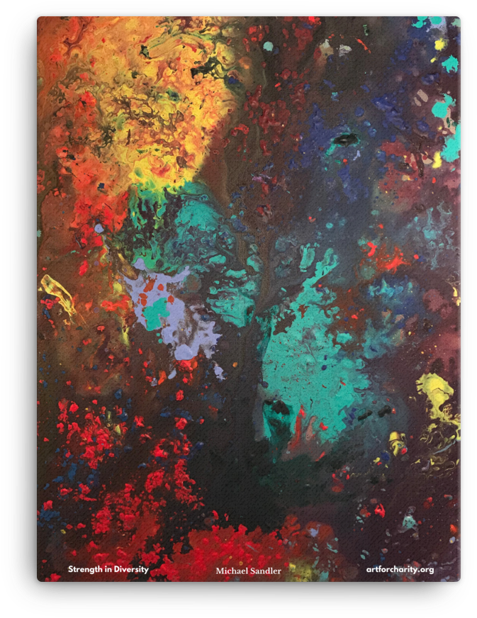 Grand Spill “ - Modern Art (1000x1000), Png Download