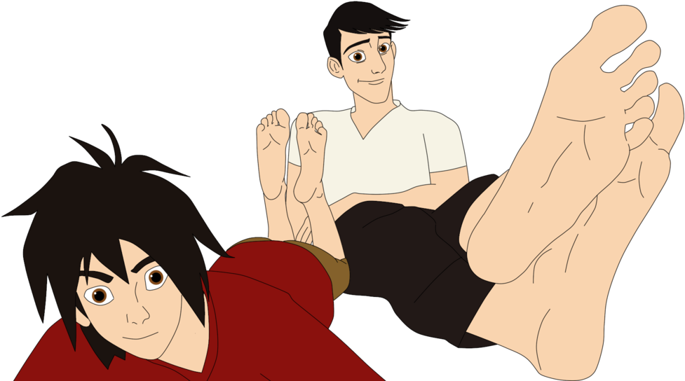 1024 X 569 21 0 - Hiro X Tadashi Feet (1024x569), Png Download