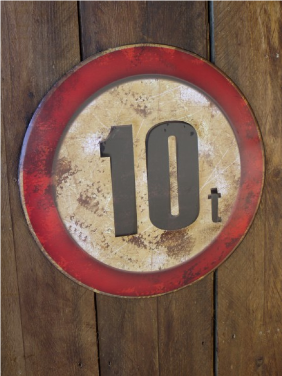 Vintage Style Road Sign Plaques (1152x768), Png Download