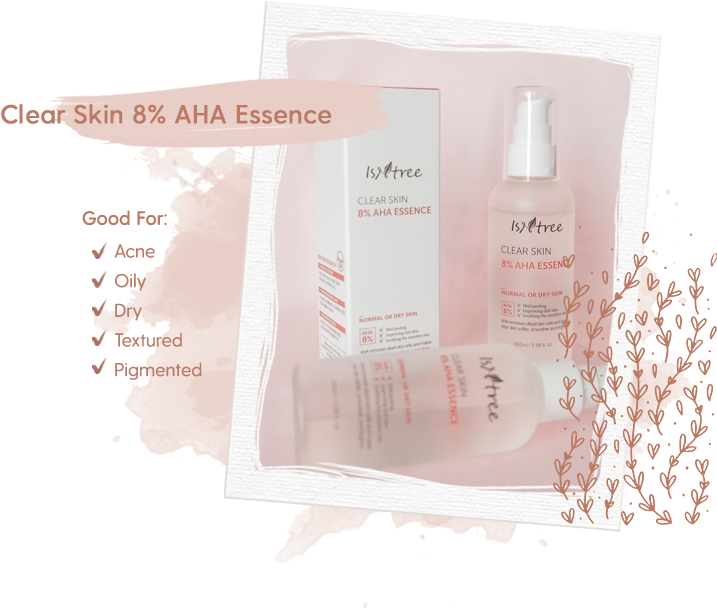 Clear Skin 8% Aha Essence (800x776), Png Download