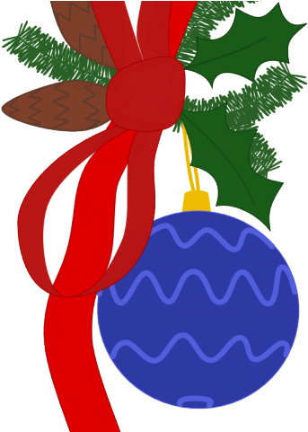 Christmas Ribbon Clipart Christmas Program - Holidays Clip Art (640x480), Png Download