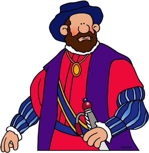 Spanish Explorers Clipart - Ferdinand Magellan Clipart (614x630), Png Download