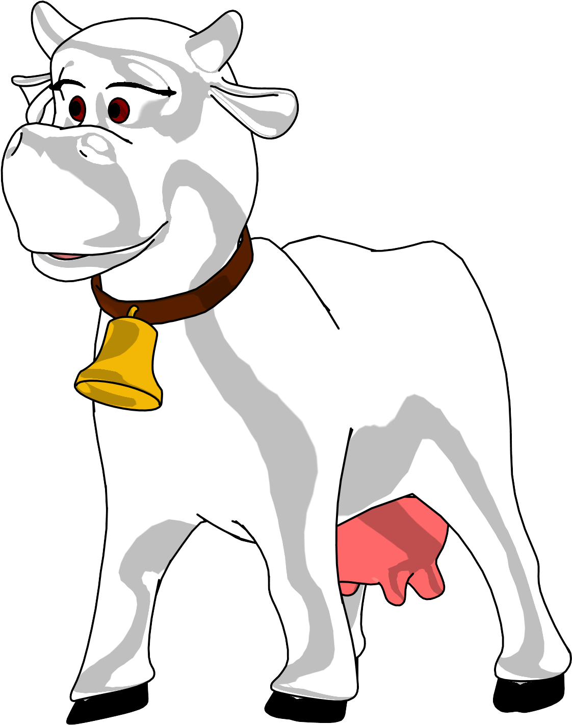 Girl Cartoon Cow Clipart Picture - Cartoon (1500x1500), Png Download