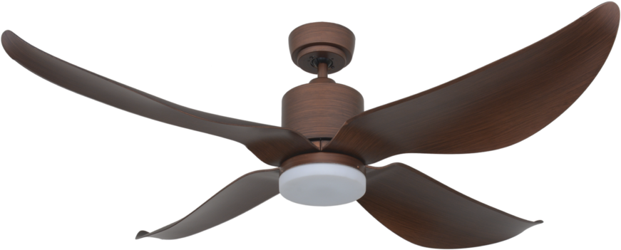 4 Blades Rosewood-1400x500 - Fanztec Fan (1400x500), Png Download