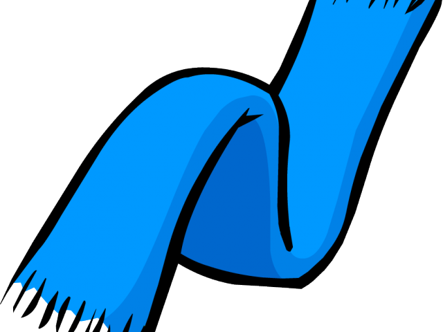 Scarf Clipart Winter - Green Scarf Clip Art (640x480), Png Download