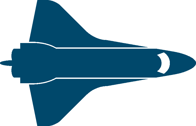 Mejora De La Estabilidad Y Control De Vuelo De Un Mini-helicóptero - Space Shuttle Silhouette (756x489), Png Download