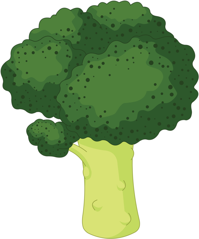Broccoli Royalty - Cute Broccoli Clipart (800x800), Png Download