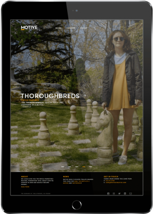 Responsive - Website Development - Thoroughbreds Movie (690x427), Png Download