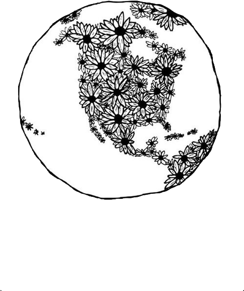 #tumblr - Earth Drawing (485x750), Png Download