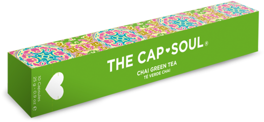 Chai Green Tea Capsules - Tea (530x610), Png Download