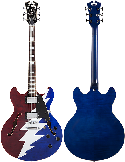 D'angelico Premier Grateful Dead Dc - D Angelico Grateful Dead (620x620), Png Download