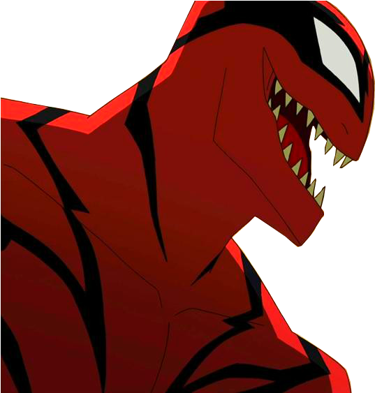 Spider Man Clipart Ultamate - Carnage Ultimate Homem Aranha (556x562), Png Download
