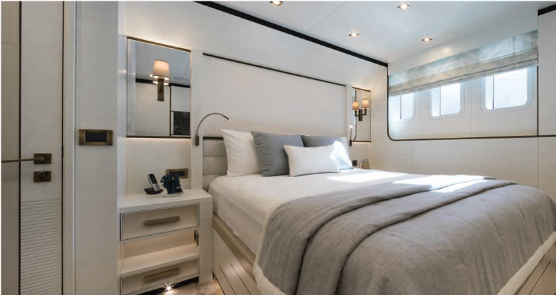 Alia Yachts 32m 2020 - Bedroom (1200x800), Png Download