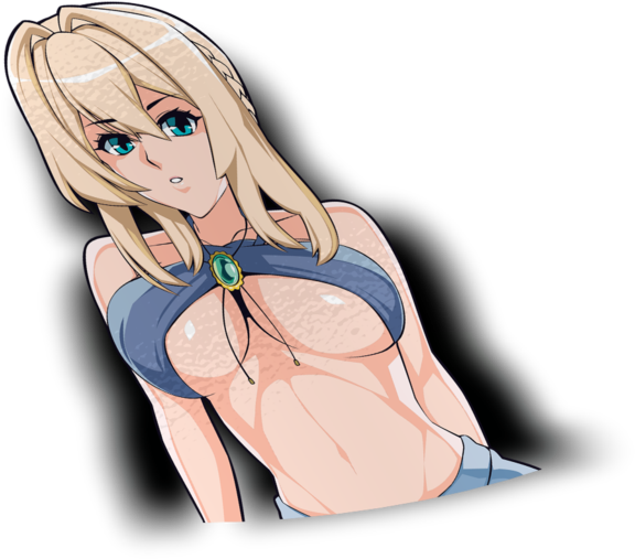 Sundate Violet Evergarden Peeker Sticker - Cartoon (1280x1280), Png Download