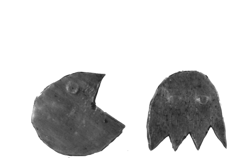 Pac Man Stud - Bat (1160x1160), Png Download