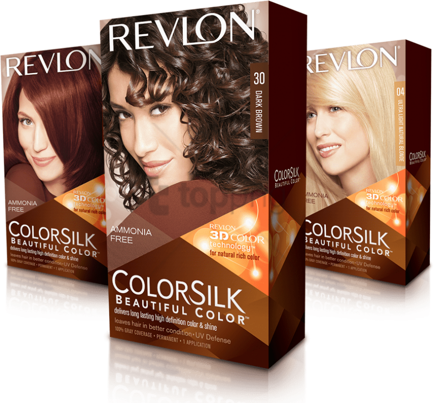 Free Png Download Revlon Color Silk Beauty Color Png - Revlon 30 Hair Color (850x788), Png Download