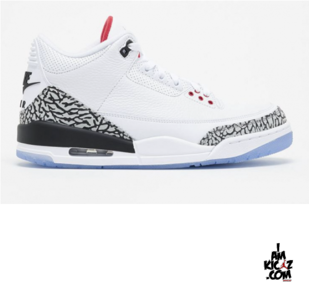 Air Jordan 3 Free Throw Line Png (625x794), Png Download