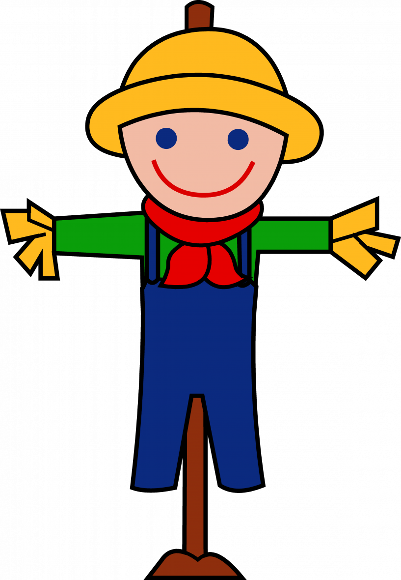 Scarecrow Clipart - Cute Scarecrow Clip Art (817x1180), Png Download