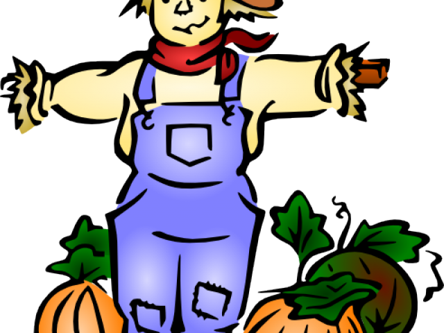 Cartoon Scarecrow Clipart (640x480), Png Download